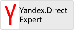 Yandex Direct Expert Certification Badge